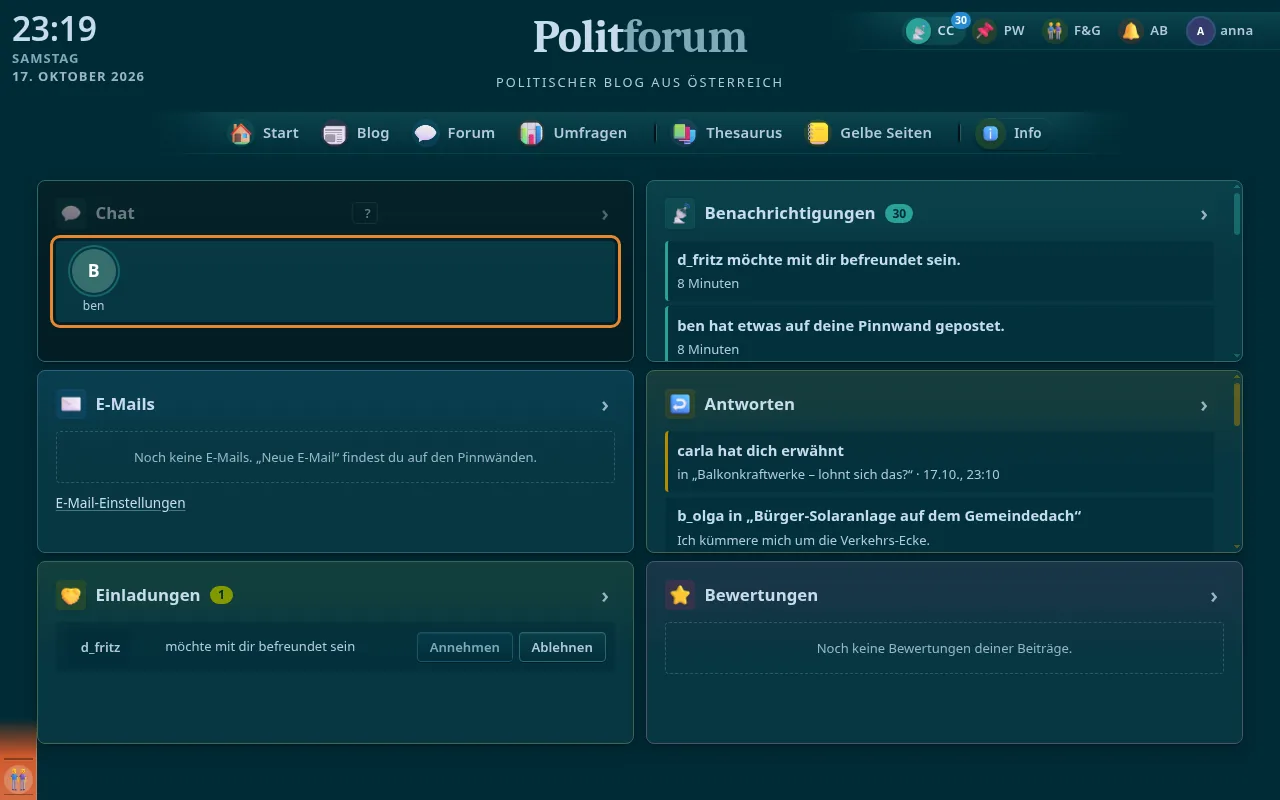 So sieht es aus: Freunde als Chat-Kontakte