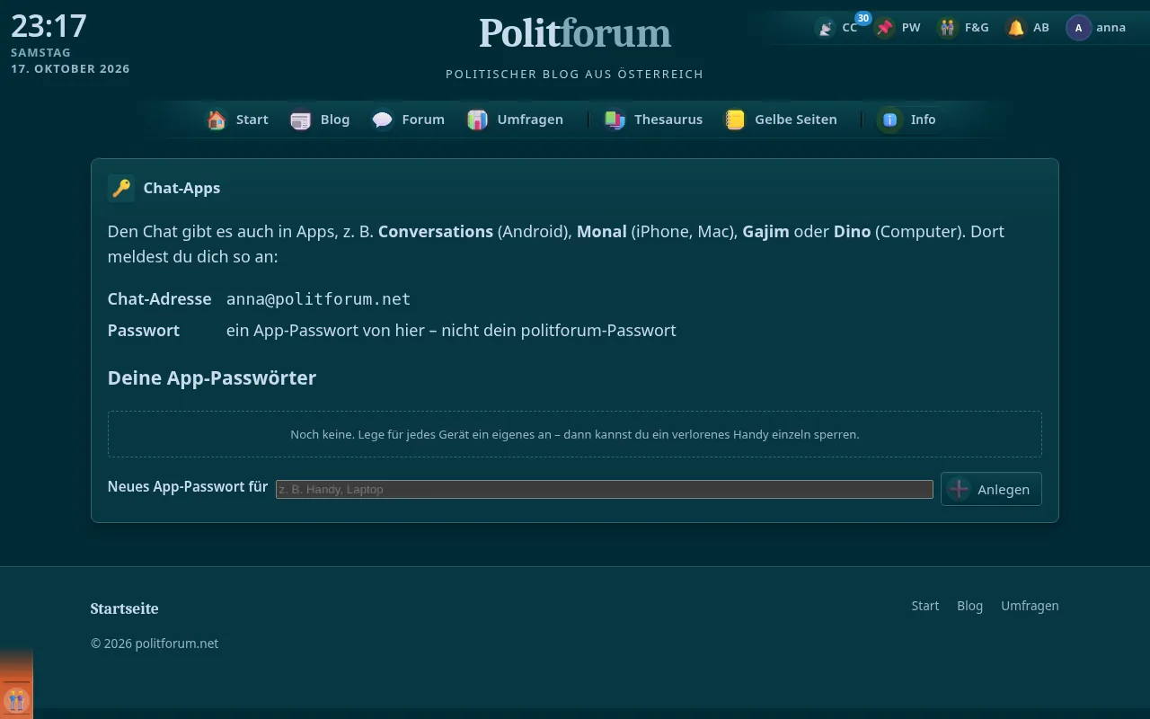 So sieht es aus: Chat-Apps