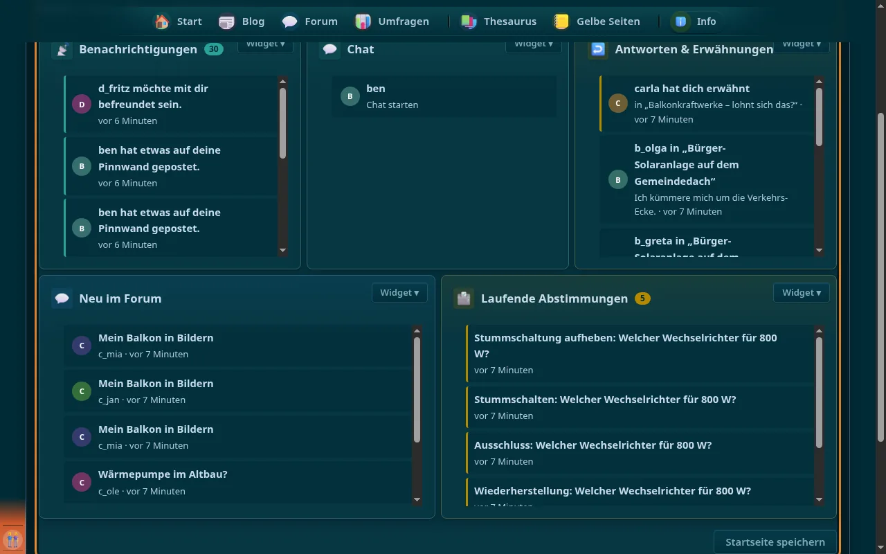 So sieht es aus: Vorschau mit echten Daten