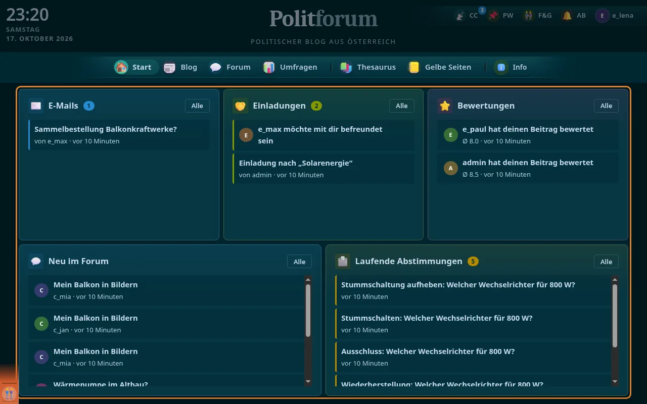 So sieht es aus: Scrollfrei