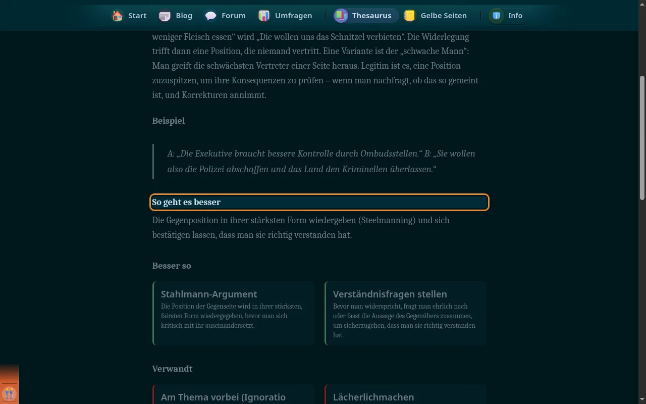 So sieht es aus: So geht es besser