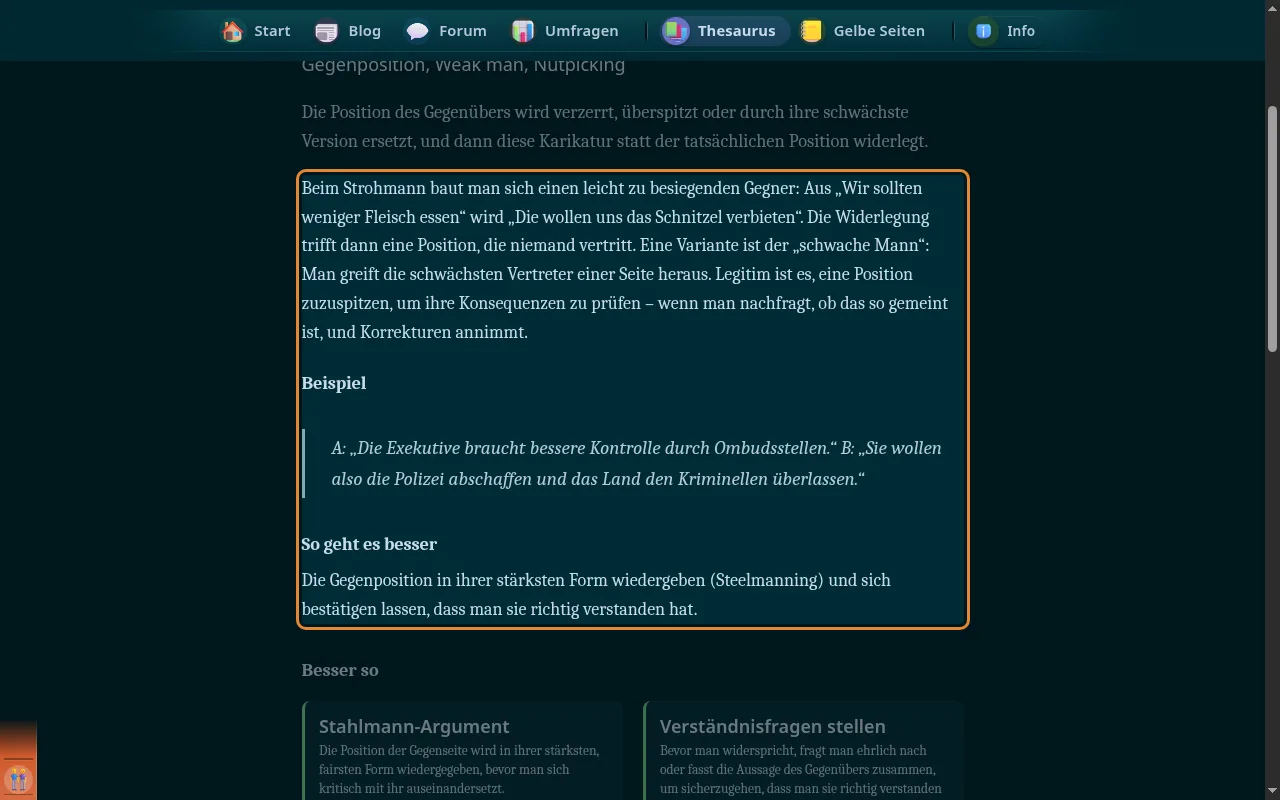 So sieht es aus: Erklärung und Beispiel