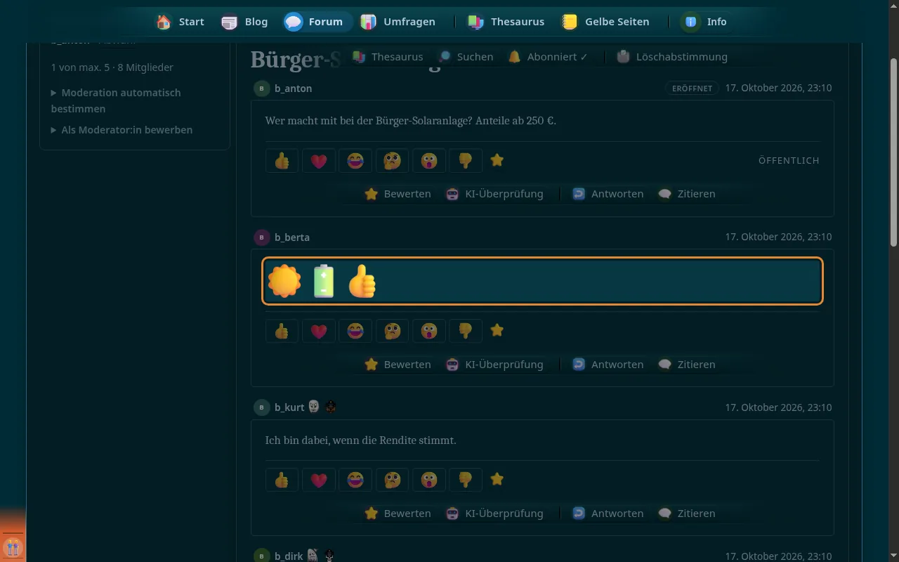 So sieht es aus: Große Emojis