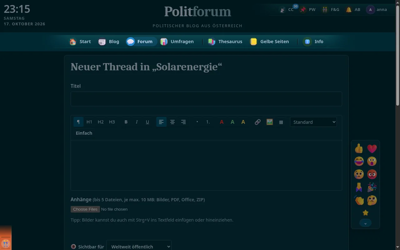 So sieht es aus: Emoji-Browser