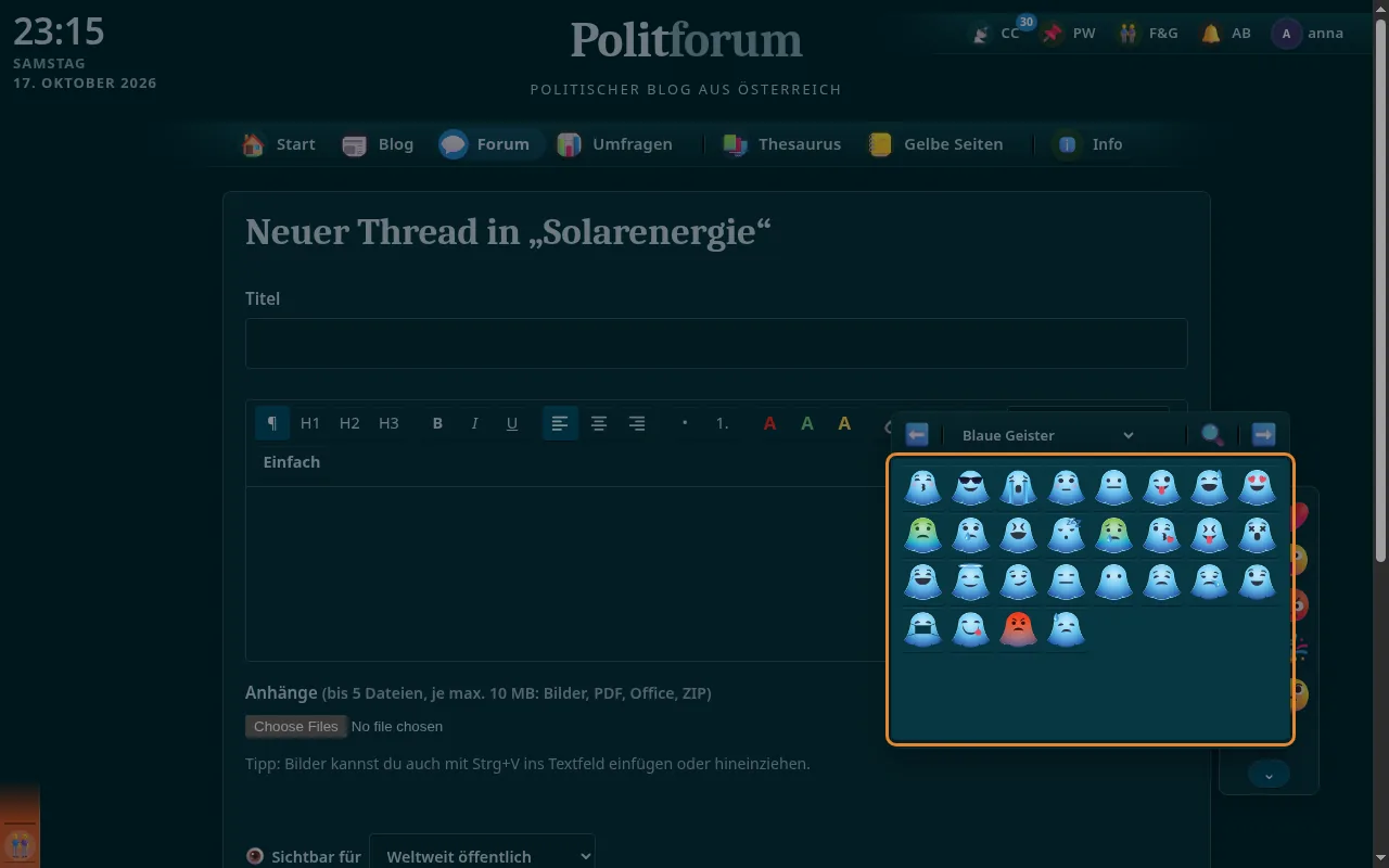 So sieht es aus: Icon-Sets