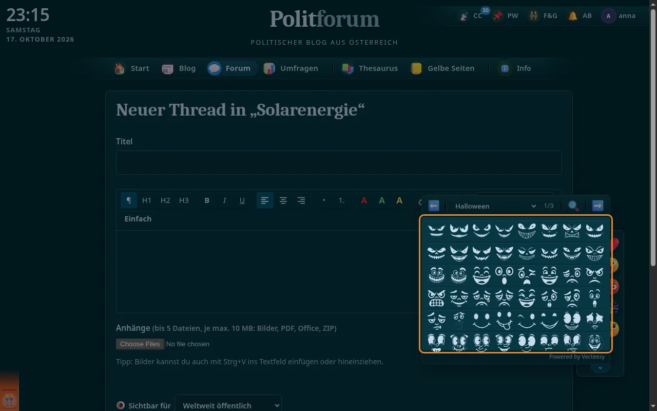 So sieht es aus: Linien-Sets in Textfarbe